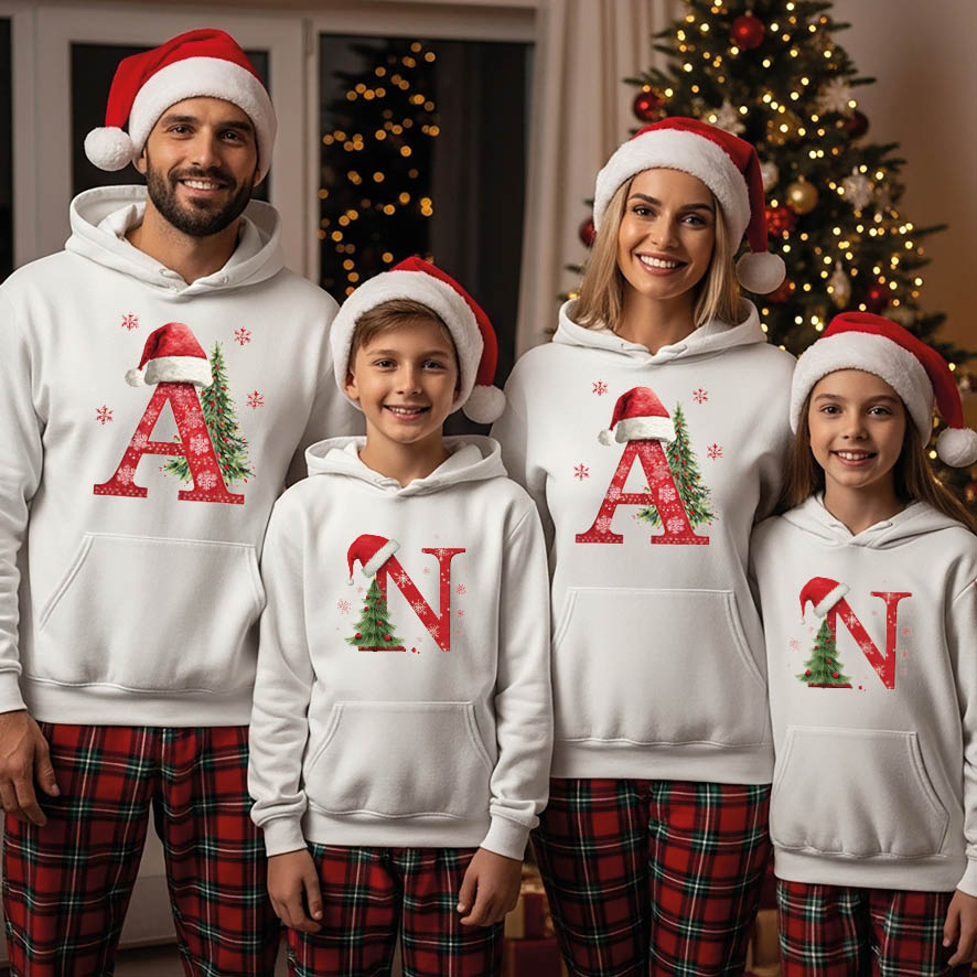 Φούτερ unisex με κουκούλα “Μονόγραμμα”