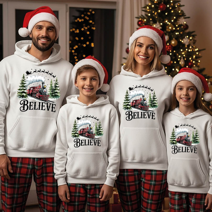 Φούτερ unisex με κουκούλα “Πολικό express”