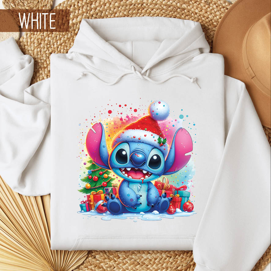 Φούτερ unisex με κουκούλα “Stitch”