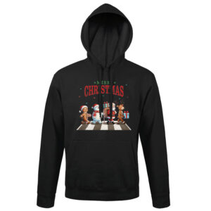 Φούτερ unisex με κουκούλα “The Christmas Beatles”