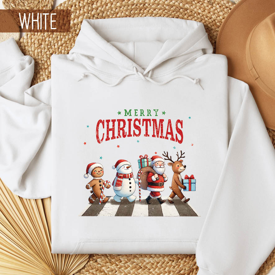 Φούτερ unisex με κουκούλα “The Christmas Beatles”