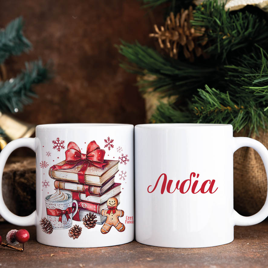 Κούπα 11oz “Κόκκινα βιβλία”