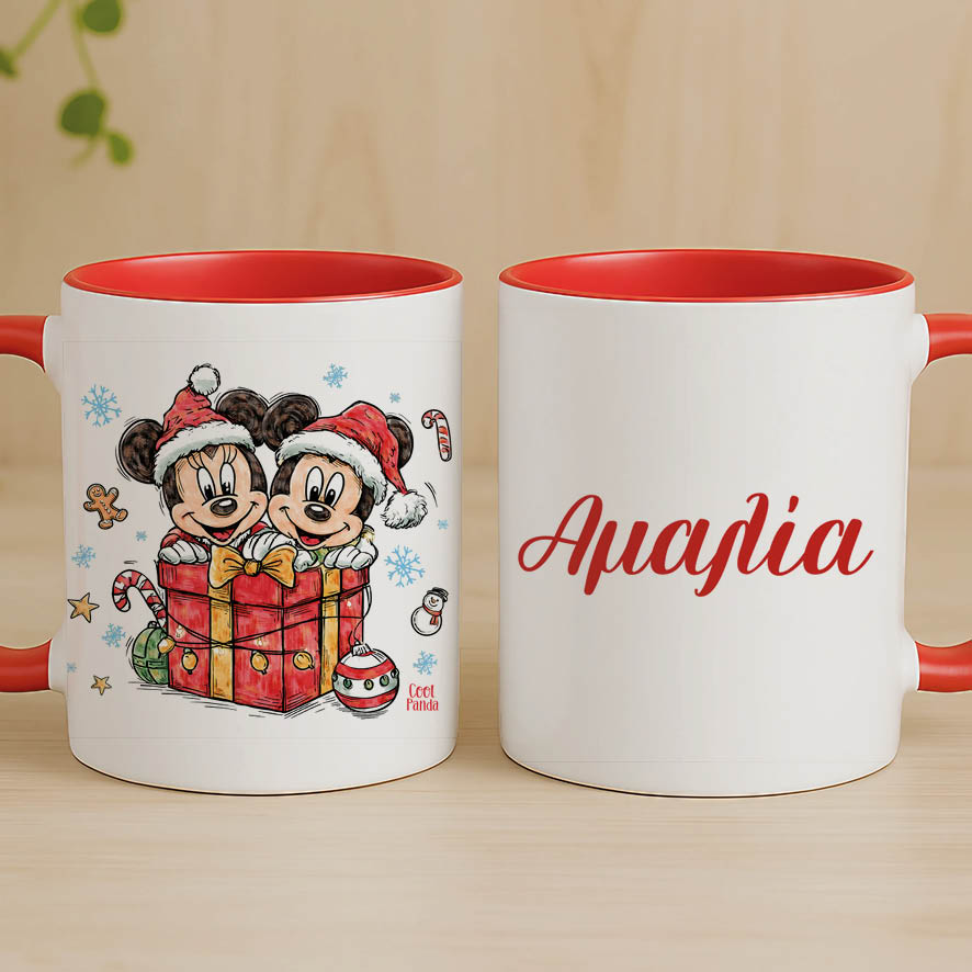 Κούπα 11oz “Christmas Minnie & Mickey”