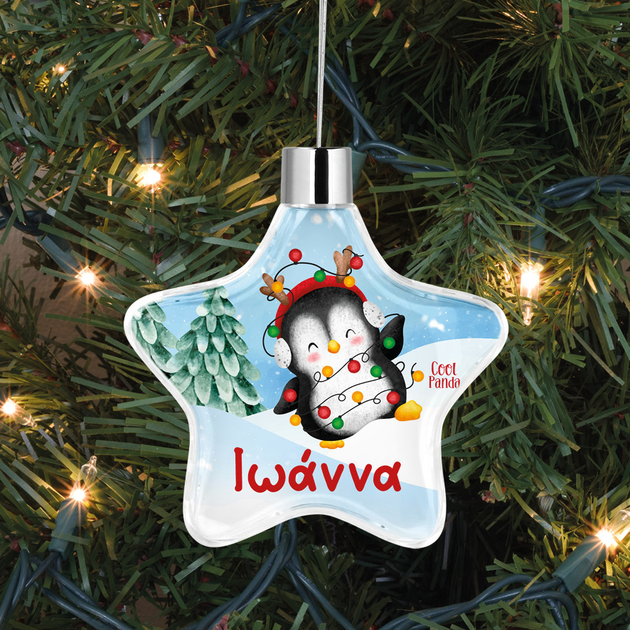 Αστέρι “Πιγκουίνος Χριστουγεννιάτικος”