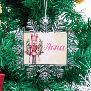 Χιονονιφάδα “Ροζ Καρυοθραύστης”