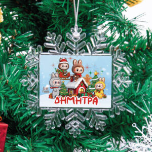 Χιονονιφάδα “Christmas Labubu”