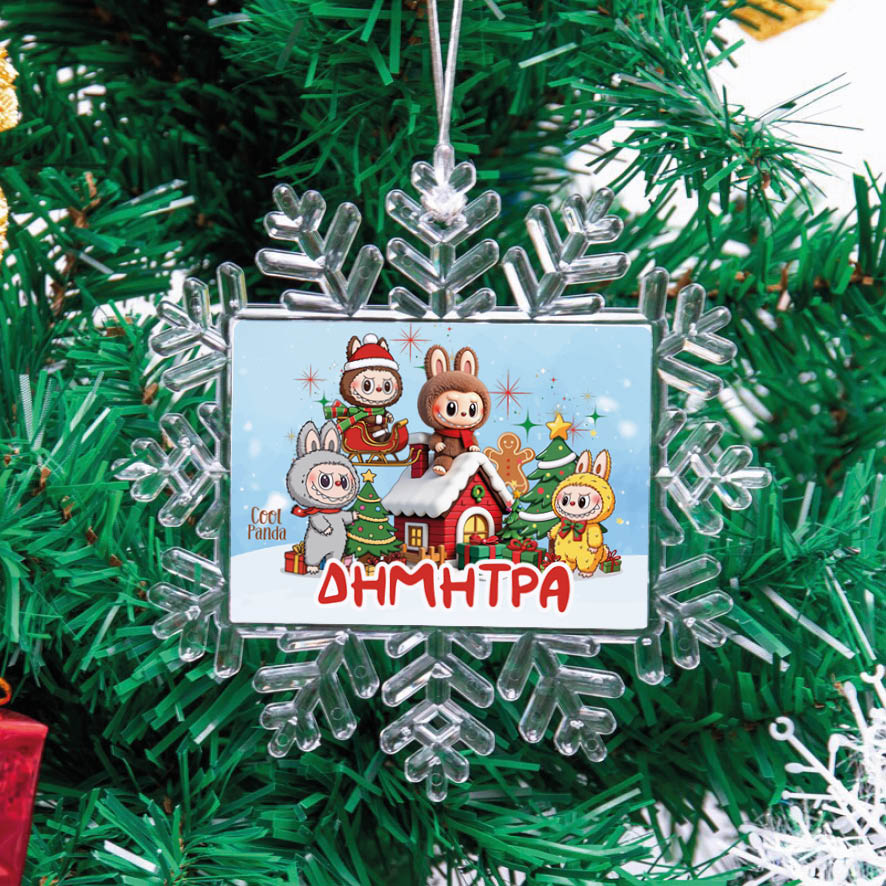 Χιονονιφάδα “Christmas Labubu”