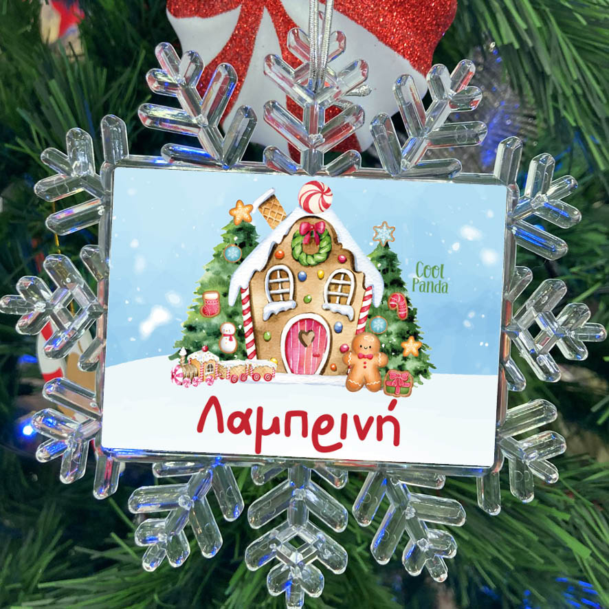 Χιονονιφάδα “Ζαχαρόσπιτο ροζ”