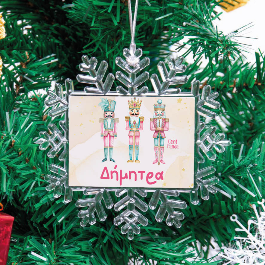 Χιονονιφάδα “Ροζ Καρυοθραύστες”