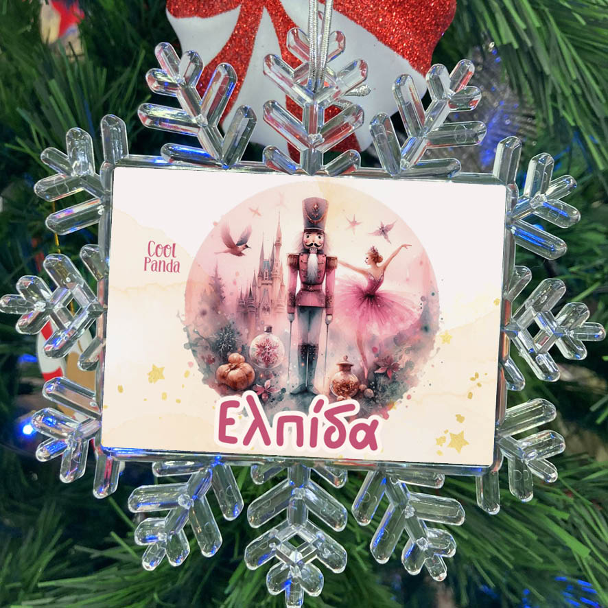 Χιονονιφάδα “Τhe pink Nutcracker”