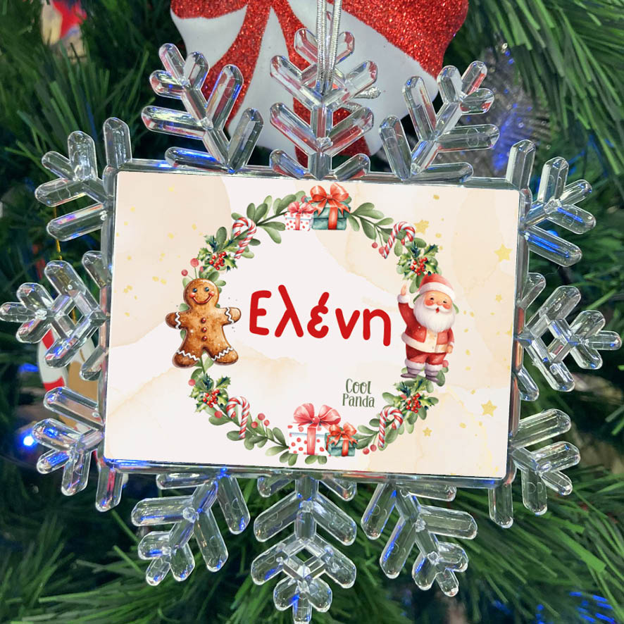 Χιονονιφάδα “Στεφάνι παιδικό”