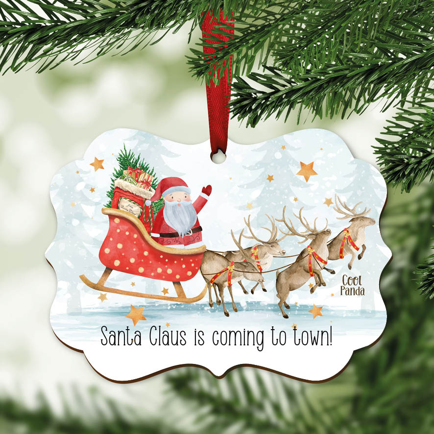 Στολίδι ξύλινο “Έλκηθρο”