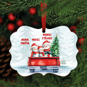 Στολίδι ξύλινο “Νονοί Car 2”