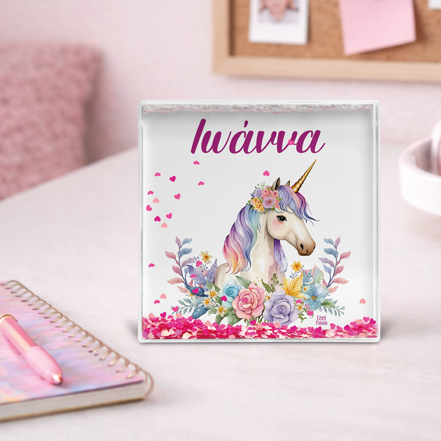 Λαμπάδα “Floral Unicorn”