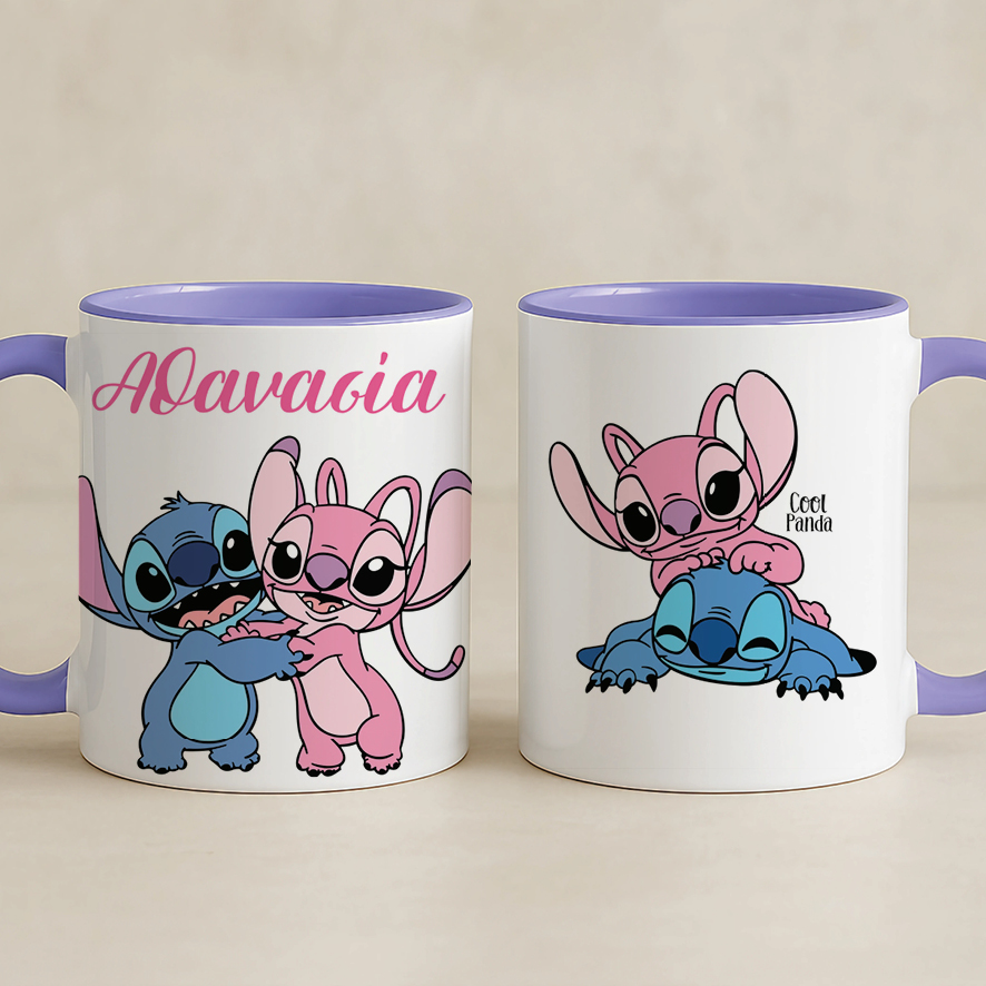 Λαμπάδα “Stitch & Angel”