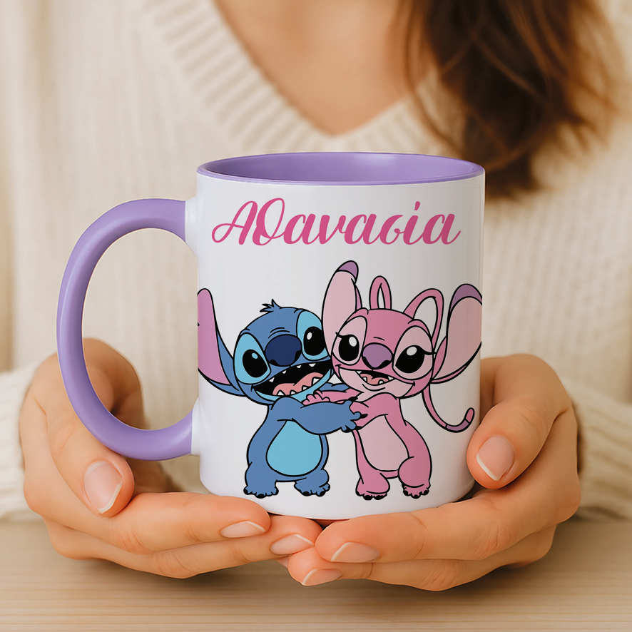 Λαμπάδα “Stitch & Angel”