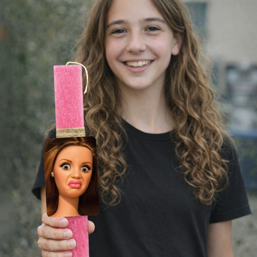 Λαμπάδα “Barbie Meme”