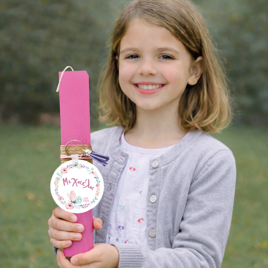 Λαμπάδα “Floral Butterflies”