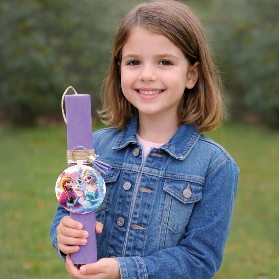 Λαμπάδα “Frozen Elsa Anna”