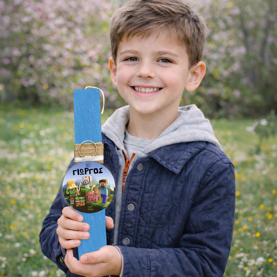 Λαμπάδα “Minecraft”