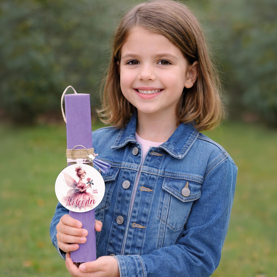 Λαμπάδα “Νεράιδα Rose”