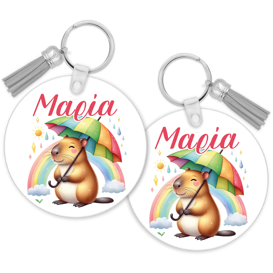 Μπρελόκ ξύλινο “Capybara”