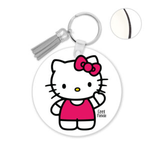 Μπρελόκ ξύλινο “Hello Kitty”