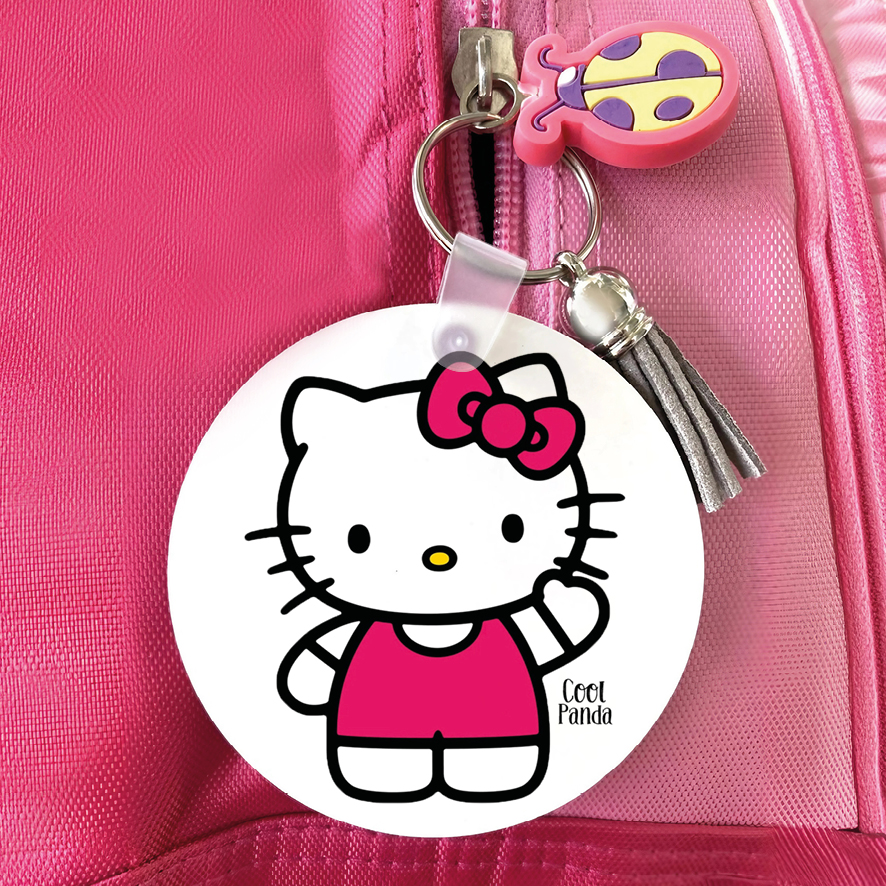 Μπρελόκ ξύλινο “Hello Kitty”