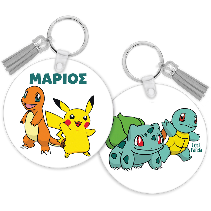 Μπρελόκ ξύλινο “Pokemon”