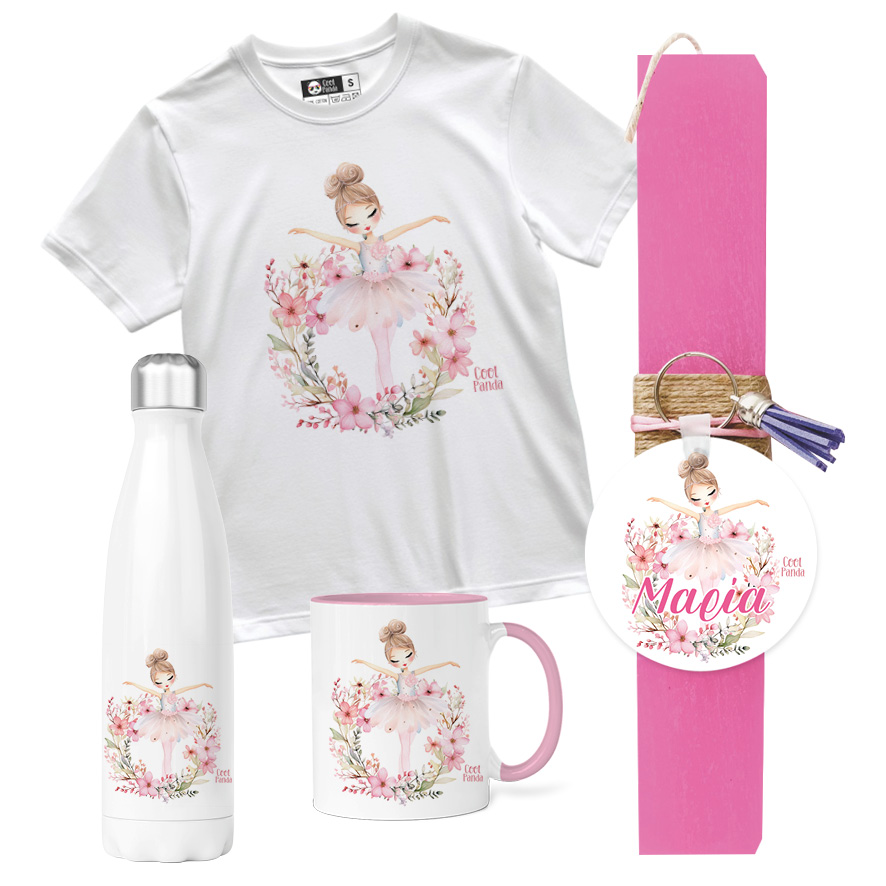 Λαμπάδα “Floral Μπαλαρίνα”