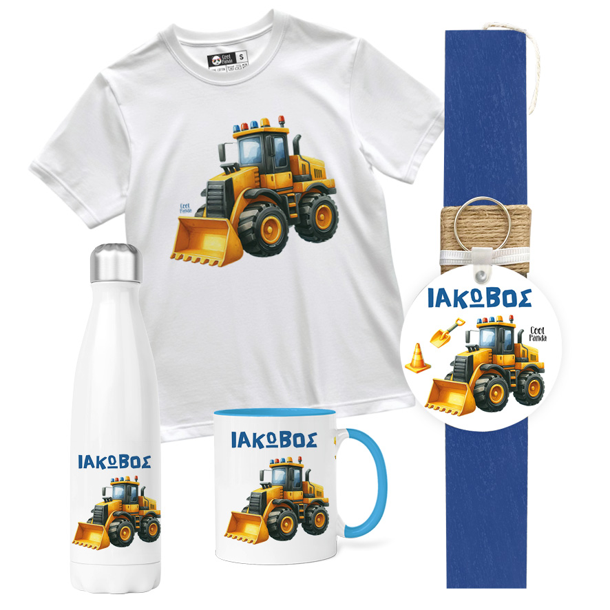 Λαμπάδα “Yellow trucks”