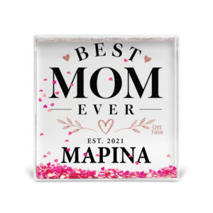 Κορνίζα Glitter “Best Mom Ever”