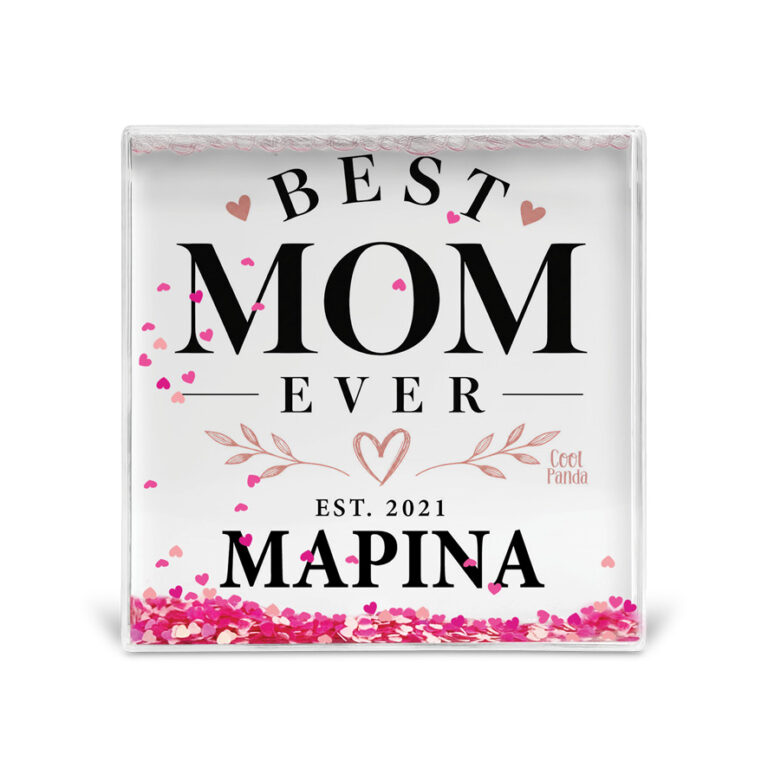 Κορνίζα Glitter “Best Mom Ever”