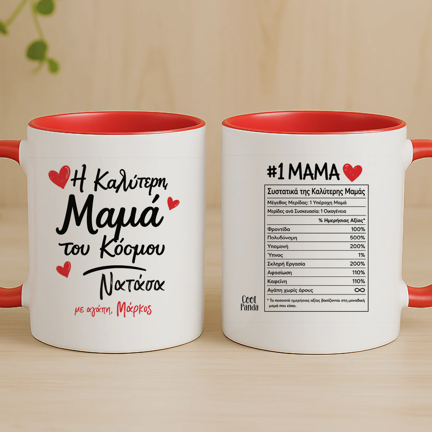 Κούπα “Καλύτερη Μαμά με Όνομα”