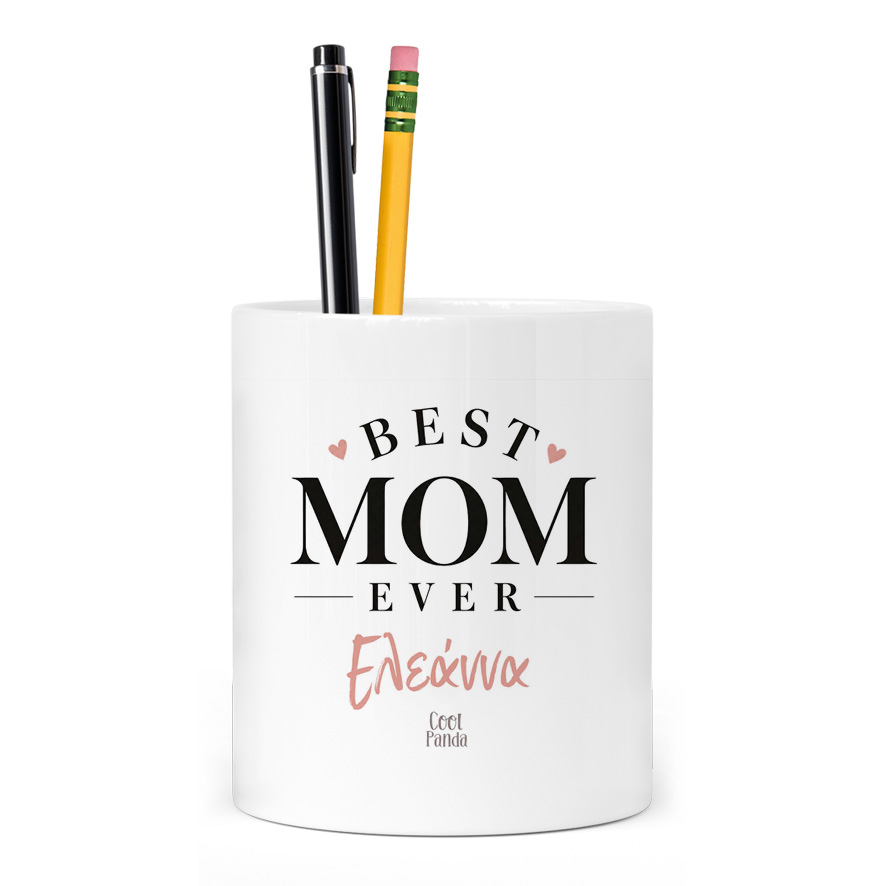 Μολυβοθήκη “Καρδιά με Φωτογραφία – Best Mom”