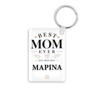 Ακρυλικό Μπρελόκ για τη Μαμά “Best Mom Ever”