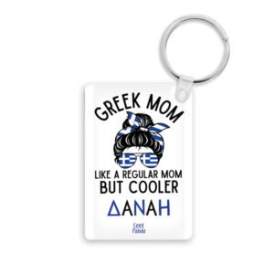 Ακρυλικό Μπρελόκ για τη Μαμά “Greek Mom”