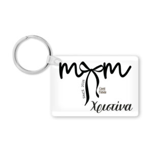Ακρυλικό Μπρελόκ για τη Μαμά “Mom Bow”