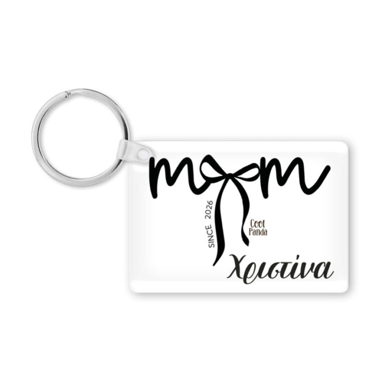Ακρυλικό Μπρελόκ για τη Μαμά “Mom Bow”