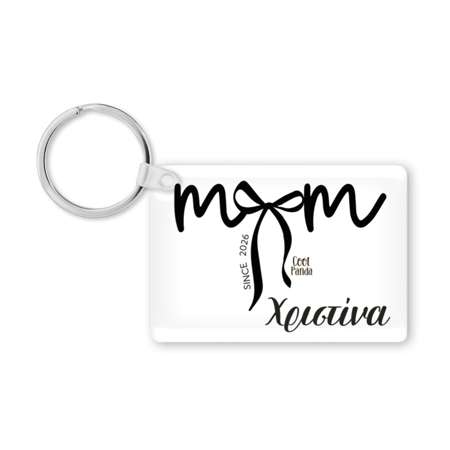 Ακρυλικό Μπρελόκ για τη Μαμά “Mom Bow”