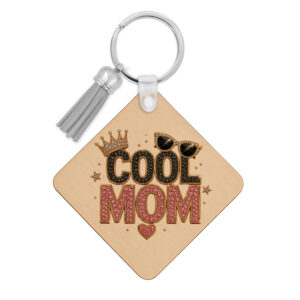 Ξύλινο Μπρελόκ για τη Μαμά “Cool Mom”