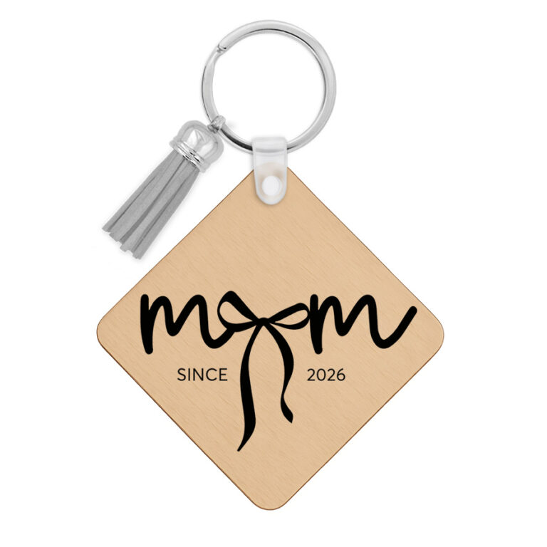 Ξύλινο Μπρελόκ για τη Μαμά “Mom Bow”
