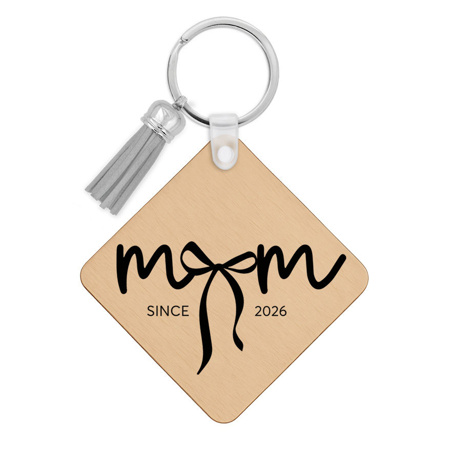 Ξύλινο Μπρελόκ για τη Μαμά “Mom Bow”
