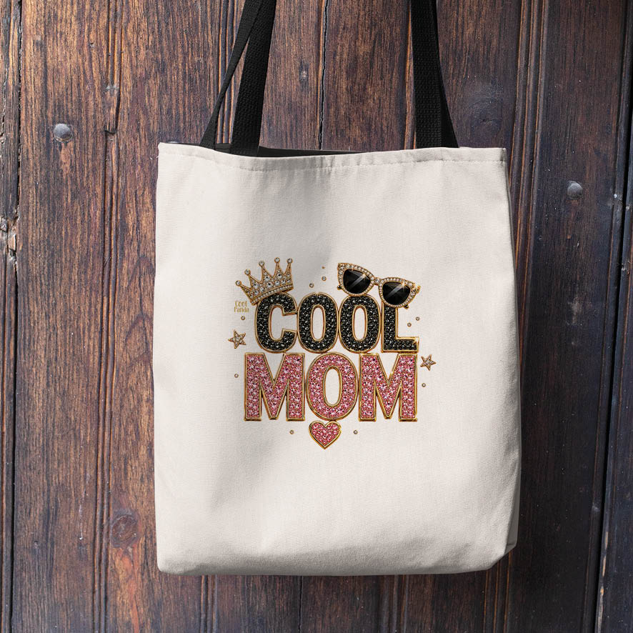 Λινή Τσάντα “Cool Mom”