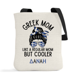 Λινή Τσάντα “Greek Mom”