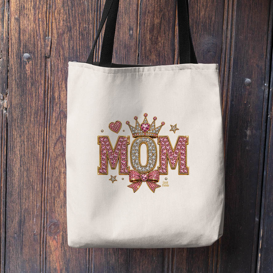 Λινή Τσάντα “Mom Crown”
