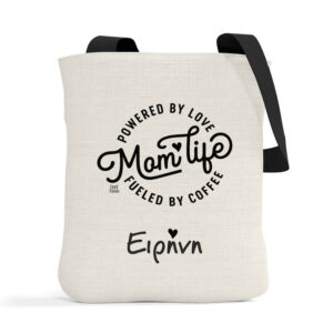 Λινή Τσάντα “Mom Life”